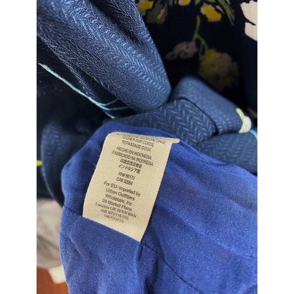 Free People Lost In You Floral Navy Midi Dress - Picture 12 of 15